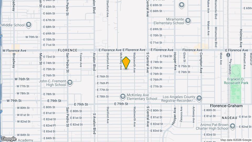 822-824 E. 75th St. Map and Location Details