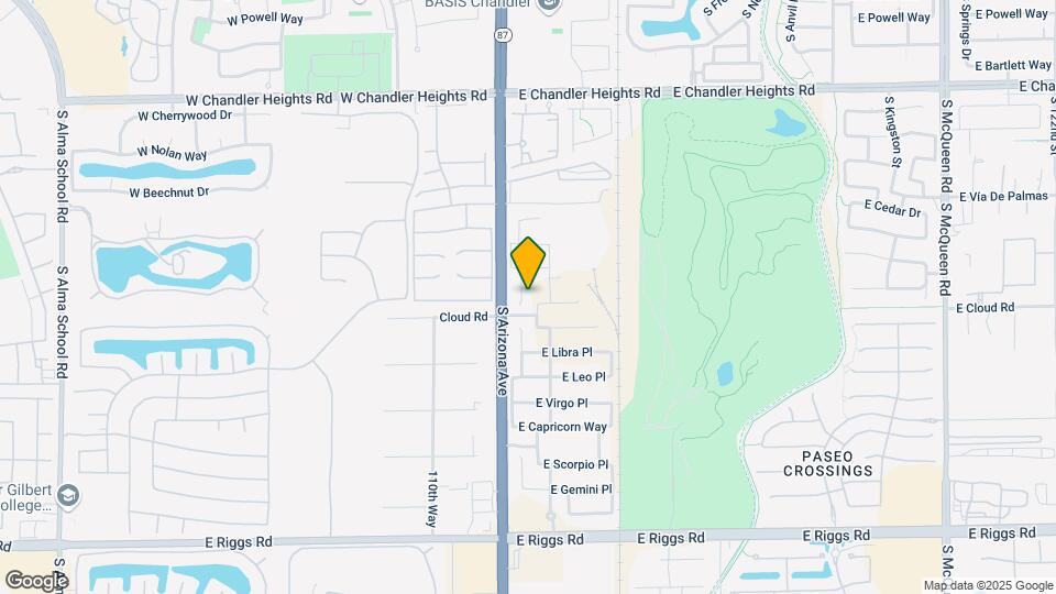 5461 S Arizona Pl Map and Location Details