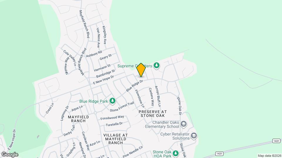 3314 Blue Ridge Dr Map and Location Details