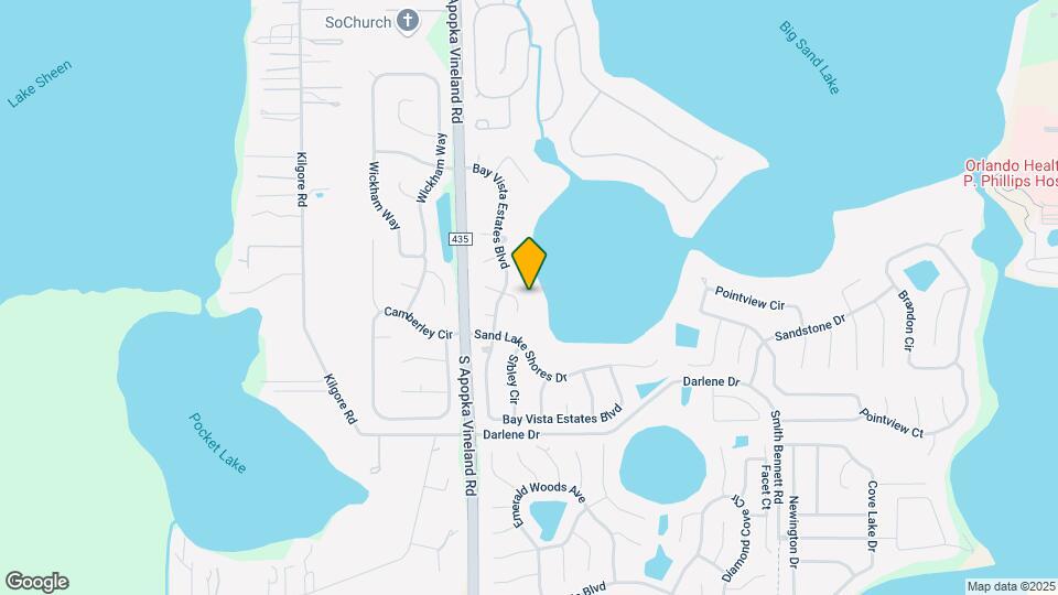 8625 Vista Shores Ct Map and Location Details