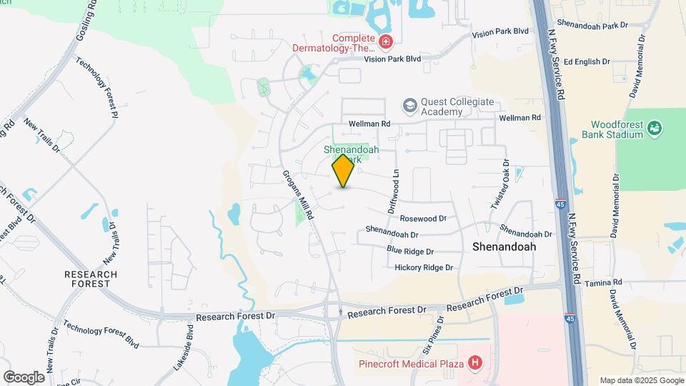 801 Thornwood Dr Map and Location Details