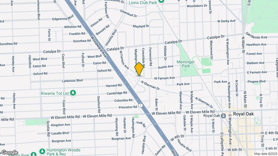 1415 W Farnum Ave Map and Location Details