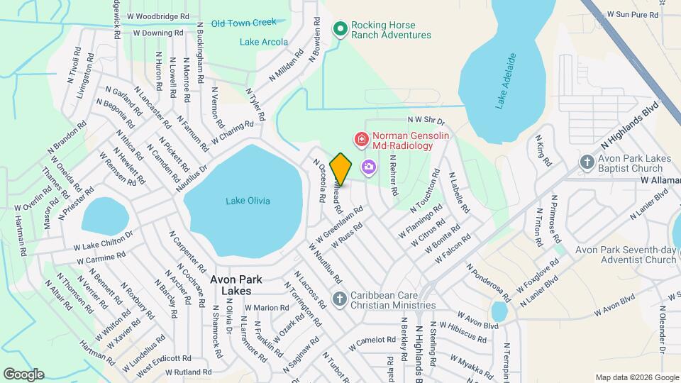 2544 N Arrowhead Rd Map and Location Details
