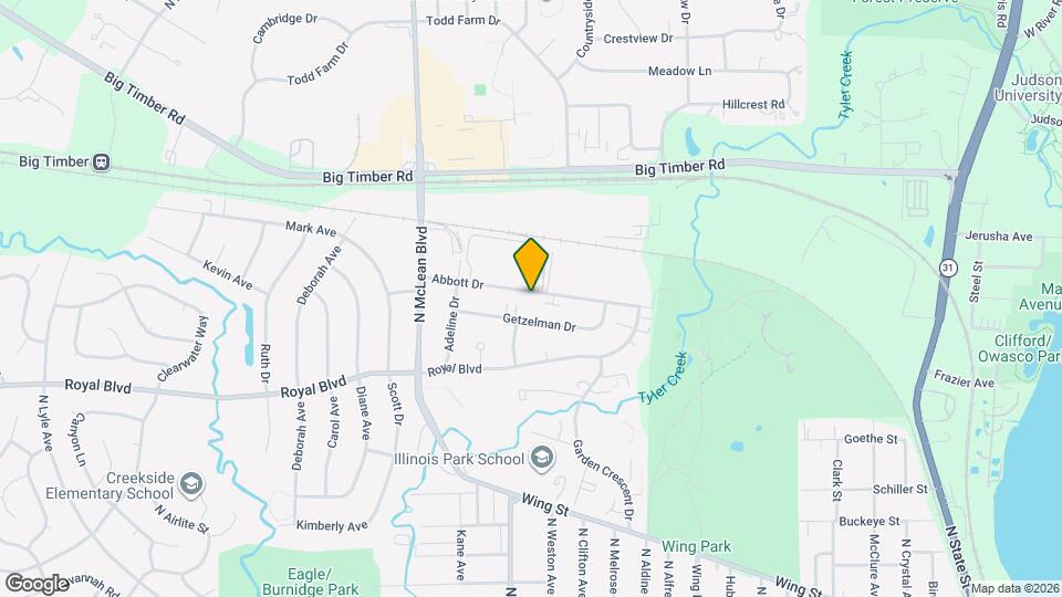 1355 Abbott Dr Map and Location Details