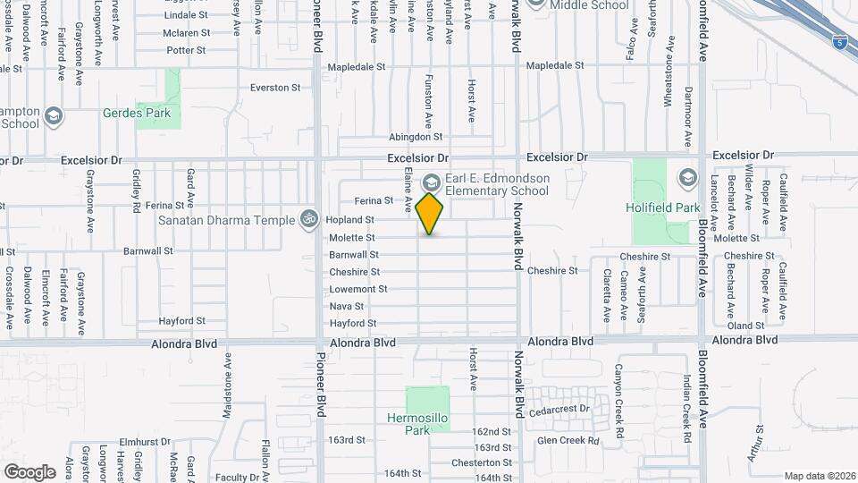 12014 Molette St Map and Location Details