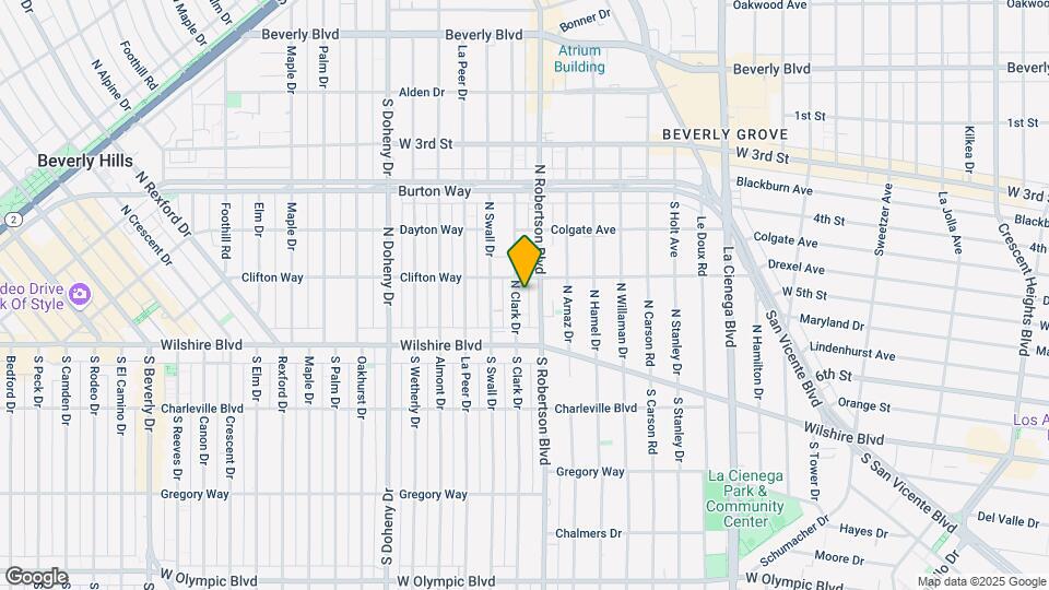 156 N Clark Dr Map and Location Details