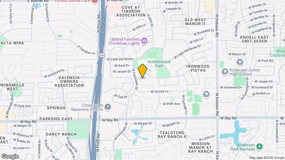 1295 N Blackstone Dr Map and Location Details