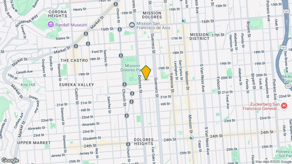 3764 20th St Map and Location Details