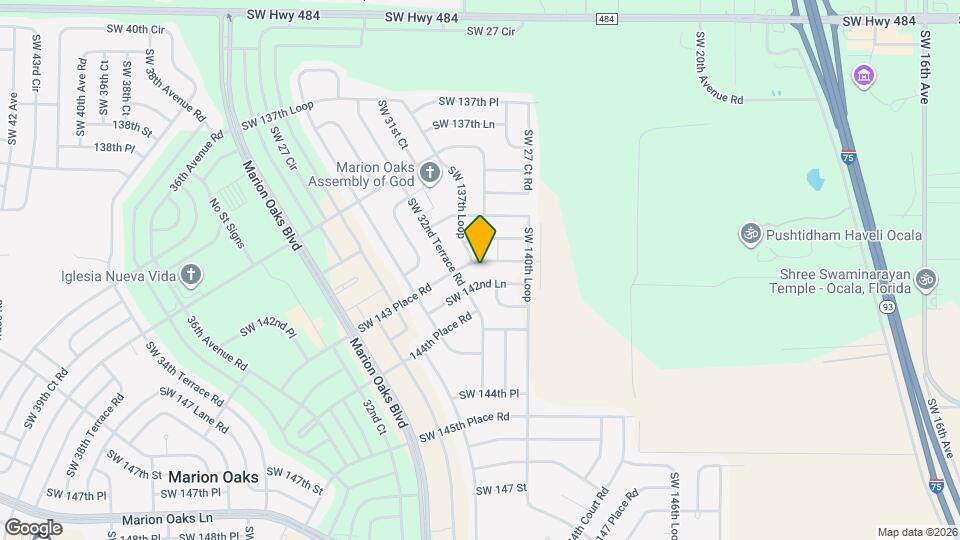 2870 SW 143 Place Rd Map and Location Details