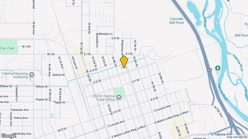 704 N Naches Ave-Unit -704 1/2 Map and Location Details