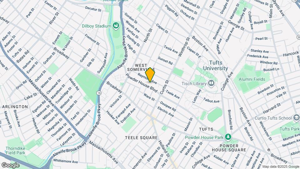 185 Powder House Blvd, Unit 2 Map and Location Details