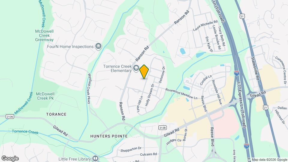 14605 Lyon Hill Ln Mapa y Detalles de la Ubicación