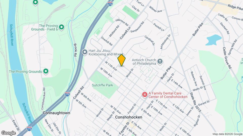 355 W 12th Ave Map and Location Details