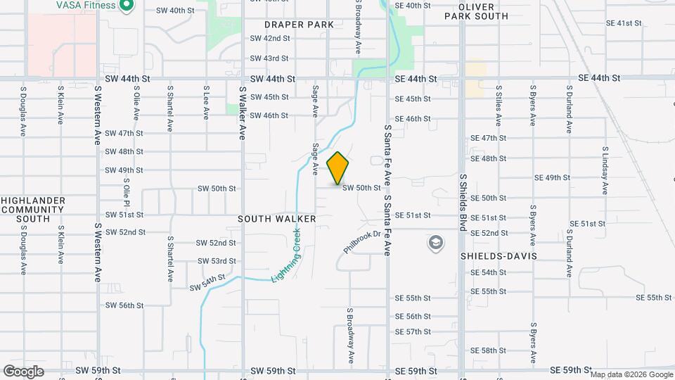 104 SW 50th St Map and Location Details