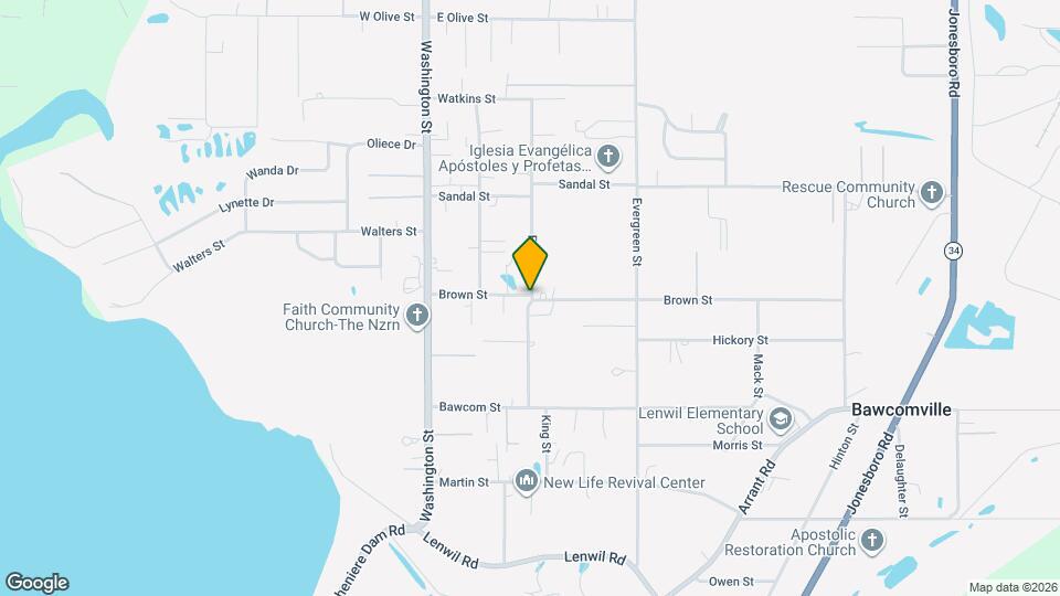 1236 Fern St Map and Location Details