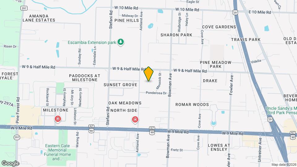 9001 Thompson Dr Map and Location Details