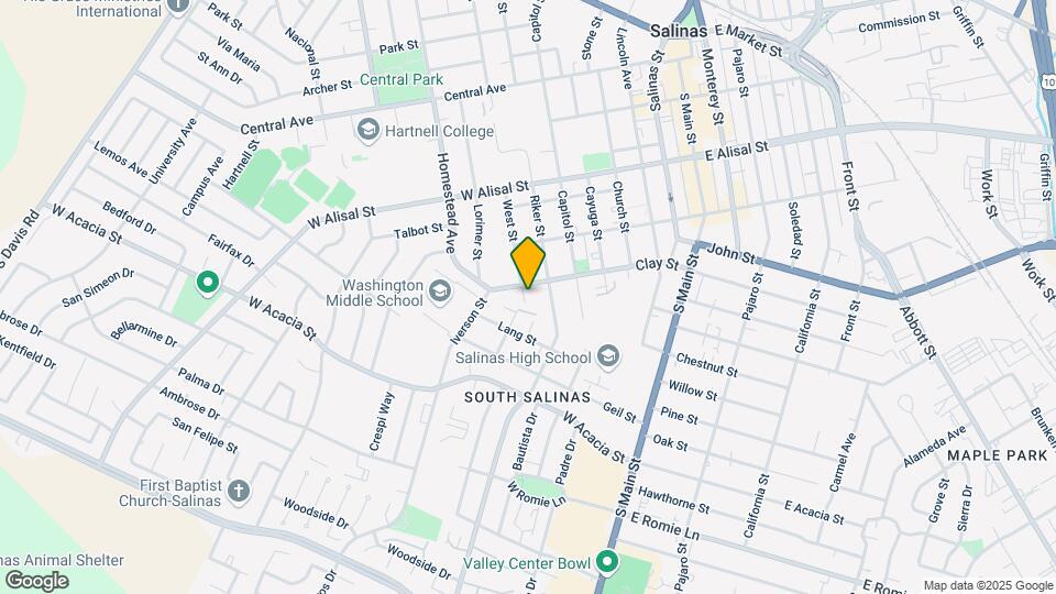 239 Clay St Mapa y Detalles de la Ubicación