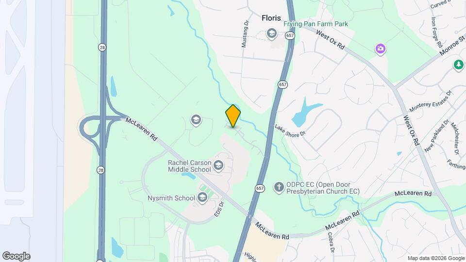 13627 Cedar Run Ln Mapa y Detalles de la Ubicación
