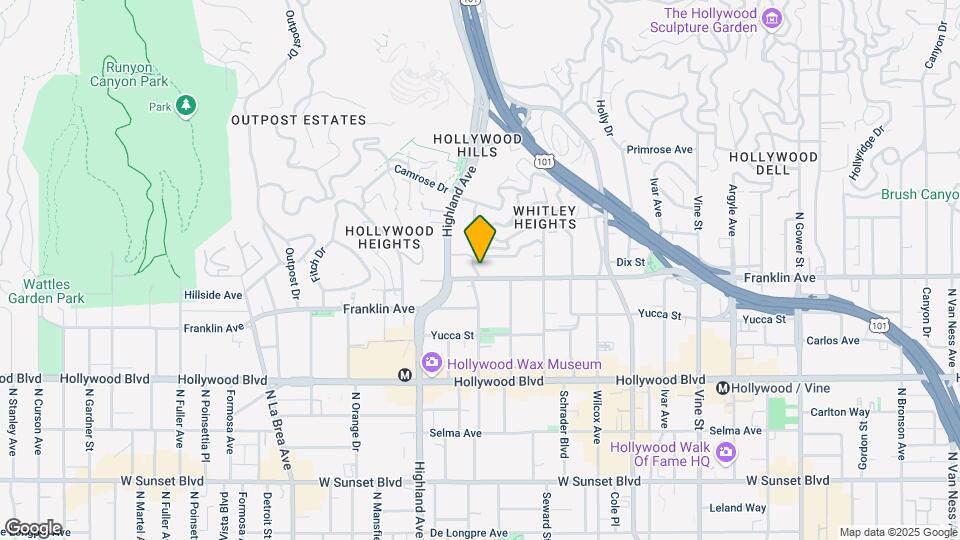6683 Franklin Ave Map and Location Details