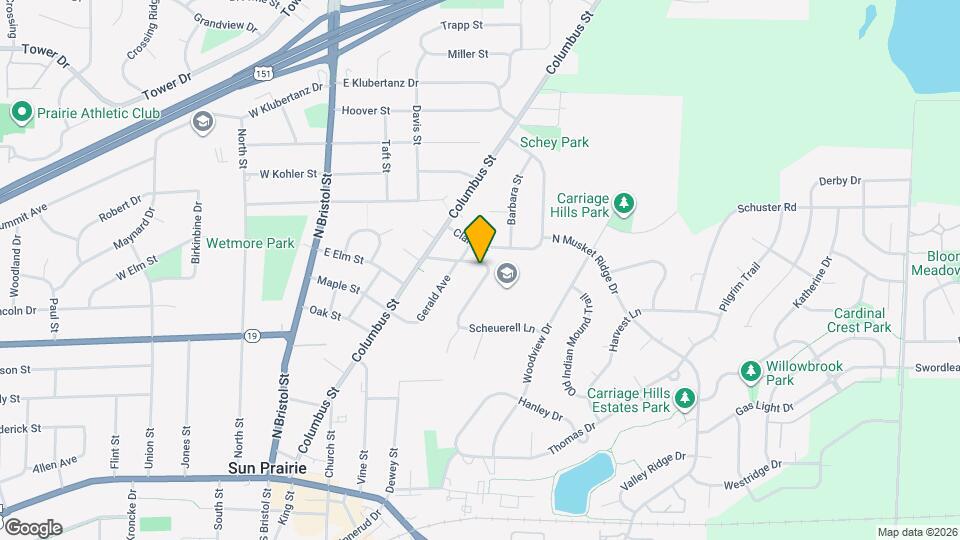 656 Elizabeth Ln Map and Location Details