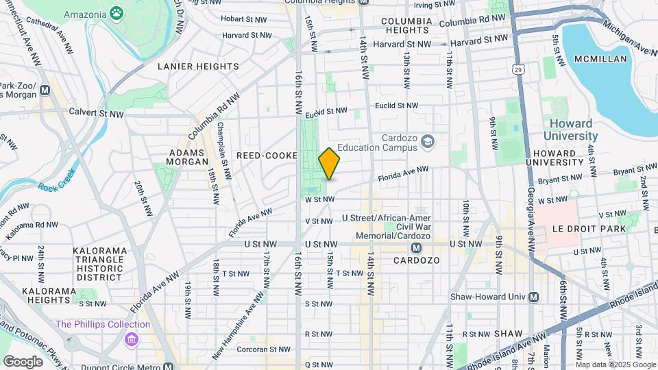 2307 15th St NW, Unit A Map and Location Details