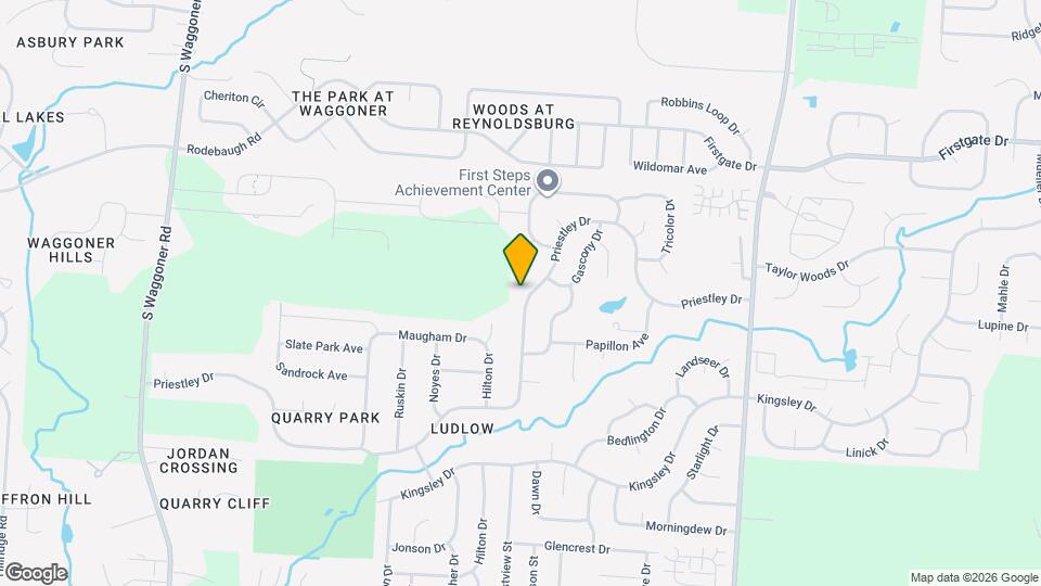 8312 Priestley Dr Mapa y Detalles de la Ubicación