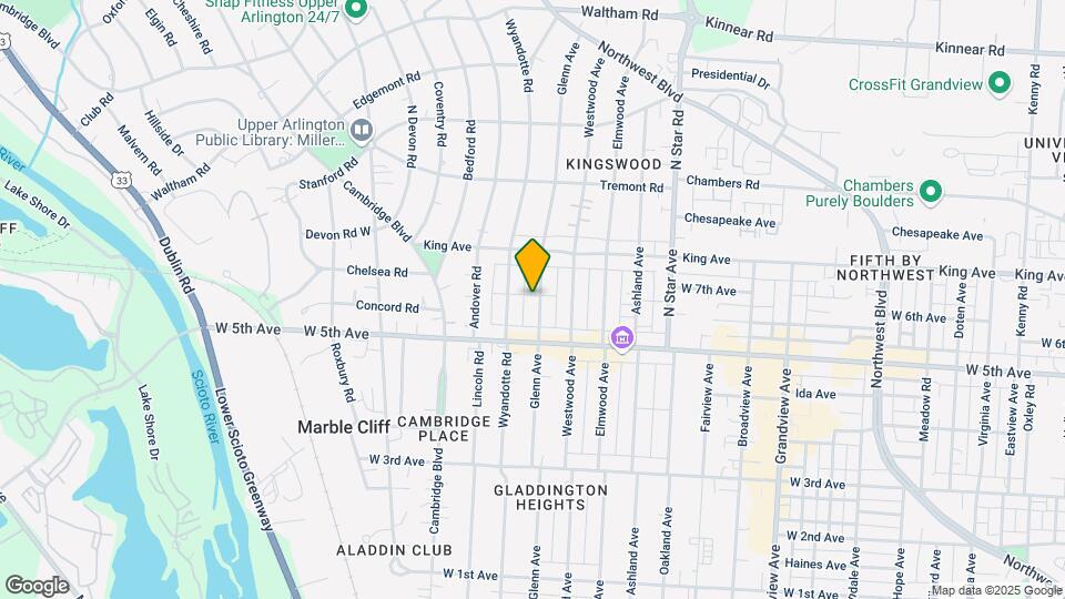 1649-1655 Glenn Ave Map and Location Details