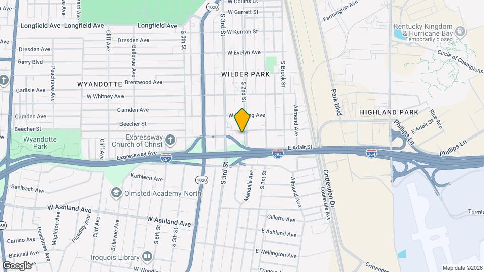 4406 S 2nd St Map and Location Details