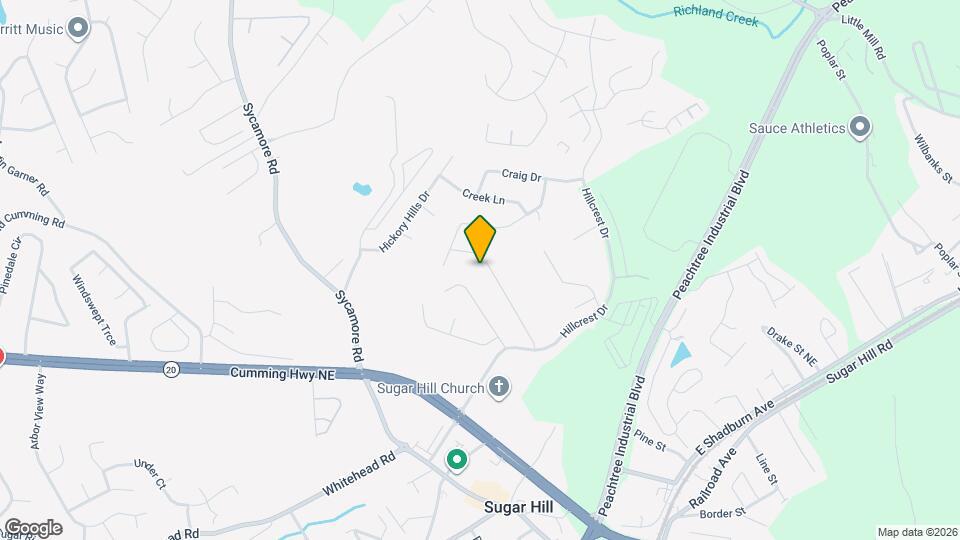 5270 Sugar Crest Dr Map and Location Details