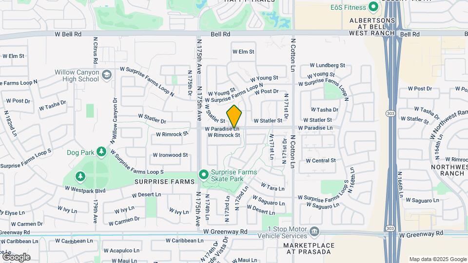 17322 W Rimrock St Map and Location Details