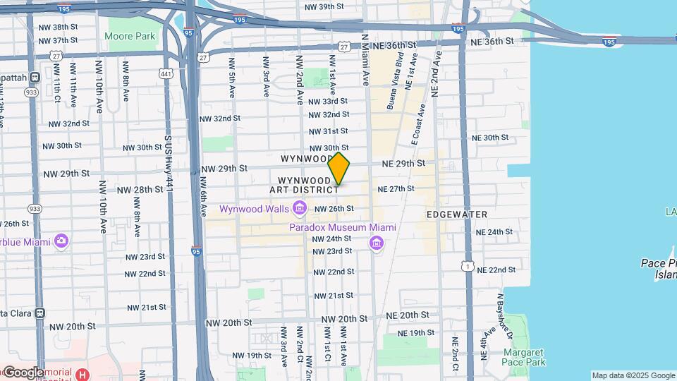 97 NW 27th St Map and Location Details
