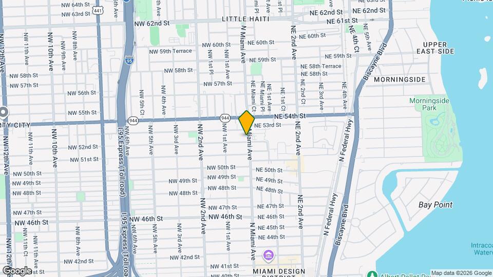 5206 N Miami Ave Mapa y Detalles de la Ubicación