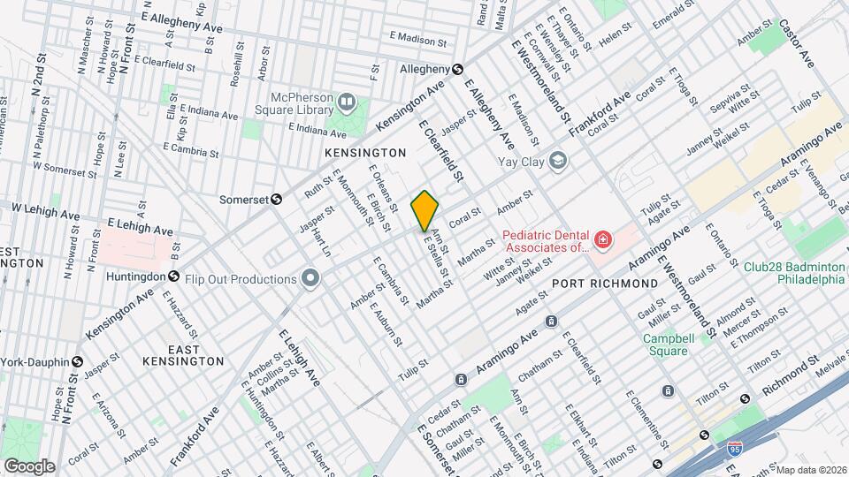 2054 E Stella St Map and Location Details