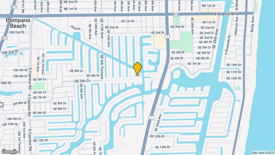 1100 SE 5th Ct Mapa y Detalles de la Ubicación