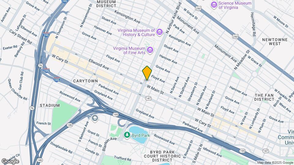 7 N Arthur Ashe Blvd, Unit Apt #9 Map and Location Details