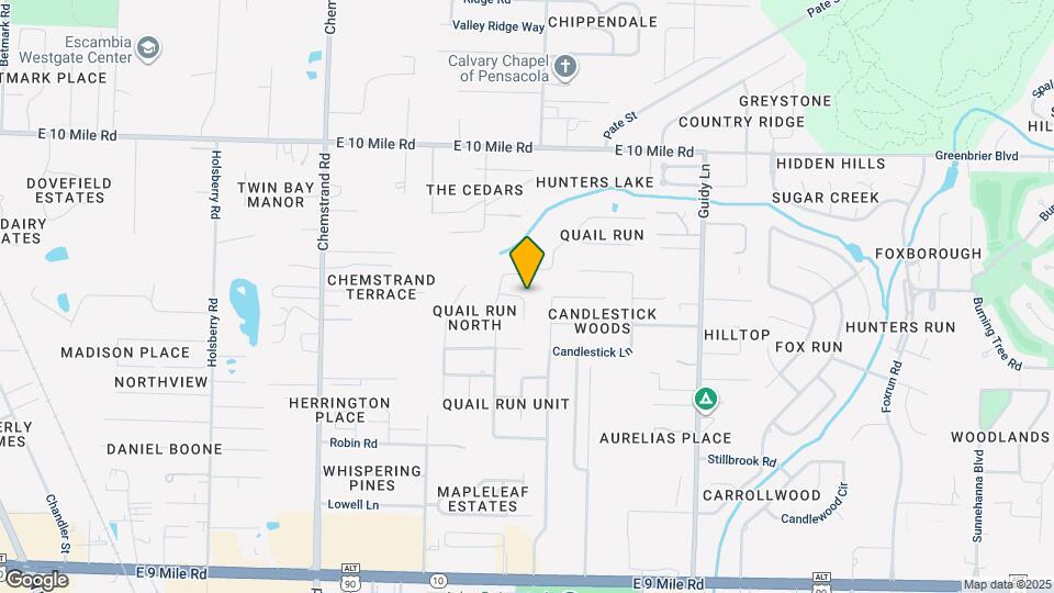 512 Quail Nest Ln Map and Location Details