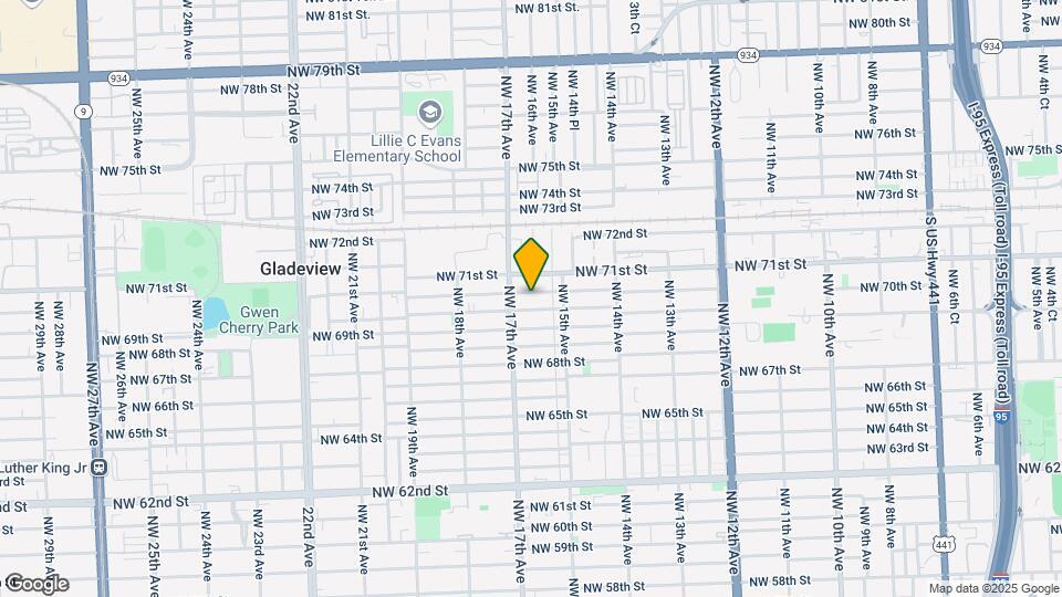 1556 NW 70th St Map and Location Details