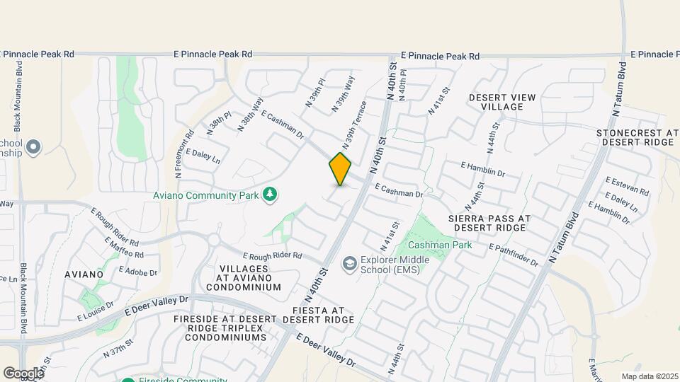 22607 N 39th Terrace Map and Location Details