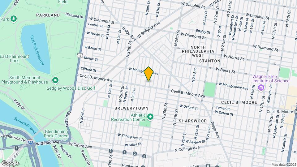 1714 N Taney St Map and Location Details