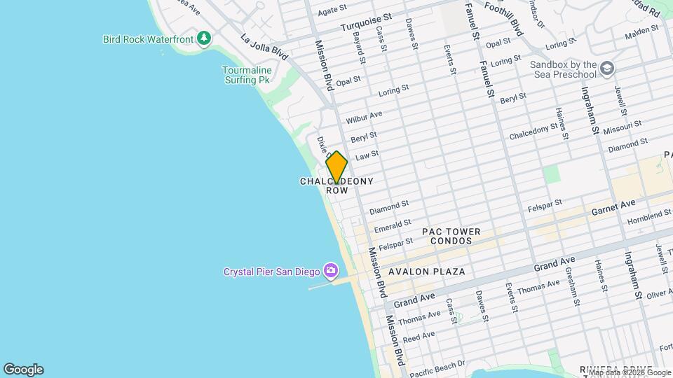 641 Chalcedony St Map and Location Details