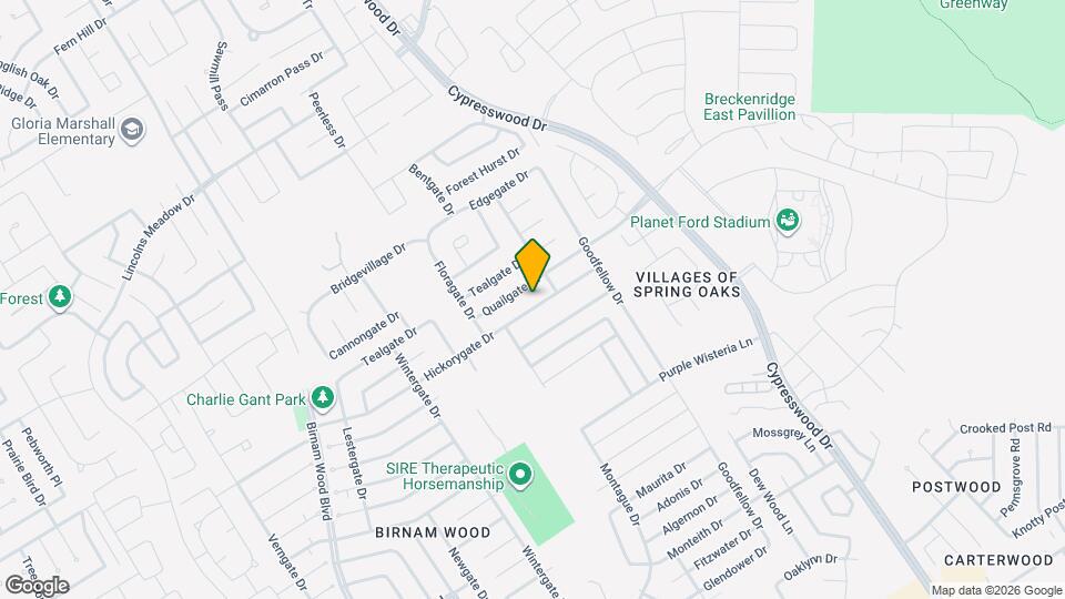 4919 Hickorygate Dr Map and Location Details