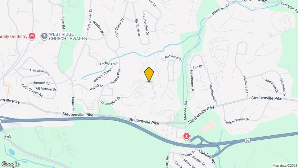 2104 Timberglen Dr Map and Location Details