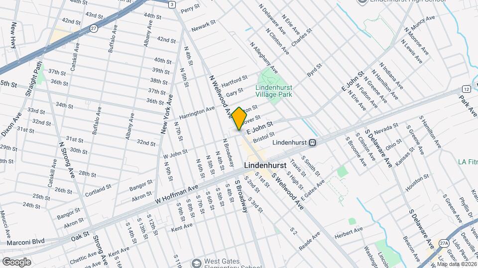 205 N Wellwood Ave Map and Location Details