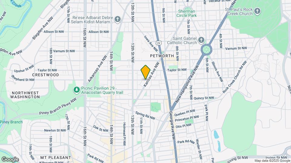 1200 Shepherd St NW Map and Location Details