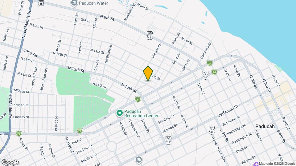 1006 N 12th St Map and Location Details