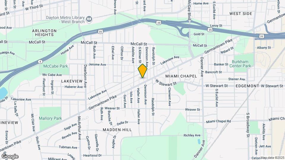 2215 Germantown St Map and Location Details