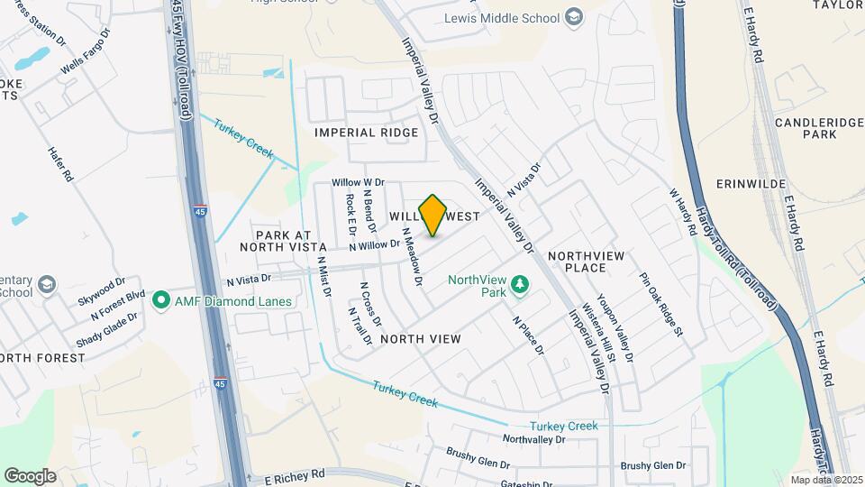 723 N Vista Dr Map and Location Details
