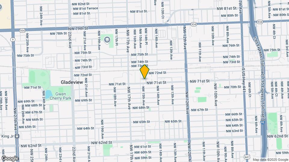 7104 NW 14th Pl Map and Location Details