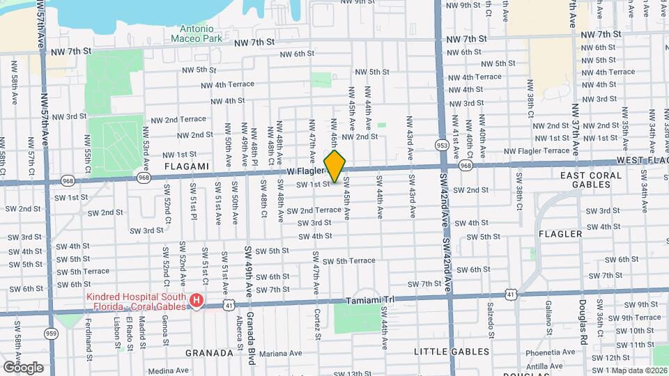 4534 SW 1st St Map and Location Details