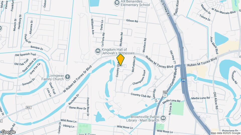 144 Country Club Rd Map and Location Details